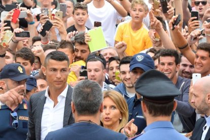 Ronaldo, en su llegada a Turín-MASSIMO PINCA