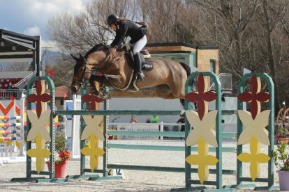 María González Herrero y Tabora de Olid en el campeonato en Segovia. / S. D. GARNICA