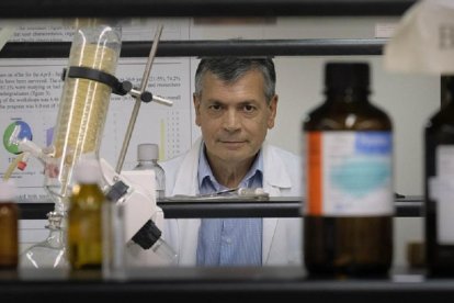 José Martínez Lanao en las instalaciones de la Universidad de Salamanca.-ENRIQUE CARRASCAL