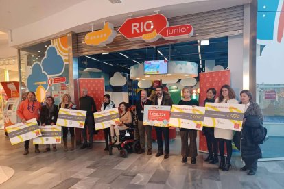 Río Shopping entrega la recaudación anual de la venta de sus Puntos Solidarios por valor de 11.988 euros. - ICAL