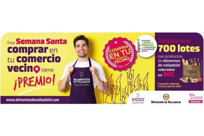 Campaña ‘Esta Semana Santa comprar en tu comercio vecino tiene premio’. -E.M.