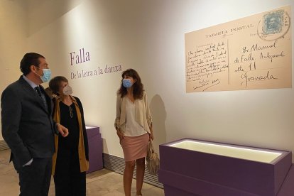 Carrascosa, García Paredes y Redondo, en la sala de La Pasión.  E.M.