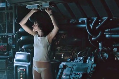 Sigourney Weaver en 'Alien. El octavo pasajero'. -E.M.