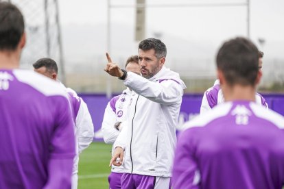 Pezzolano , en un entrenamiento.