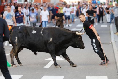 20230610. La Flecha. Foto: Joaquín Rivas / Photogenic. Encierro en las fiestas de la localidad La Flecha, Valladolid.