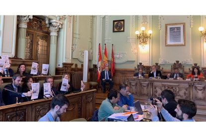 Imagen del Pleno municipal en el Ayuntamiento de Valladolid. - EUROPA PRESS