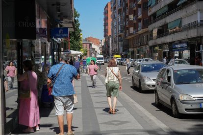 Calle Tudela en el barrio de la Circular. J.M. LOSTAU