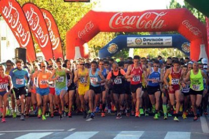 Salida de la Media Maratón de Tordesillas en 2022. / EM