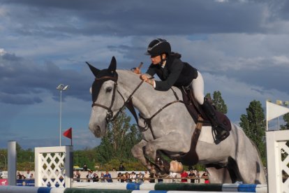 Irene Zuazua durante una de las pruebas. / M. G. EGEA