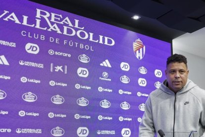 Ronaldo Nazário, en su última rueda de prensa.