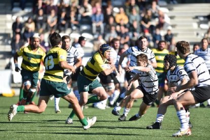 IBERIAImagen de un partido de los Castilla y León Iberians ante el Delta holandés. EM
