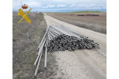 Material incautado en la detención.-GUARDIA CIVIL