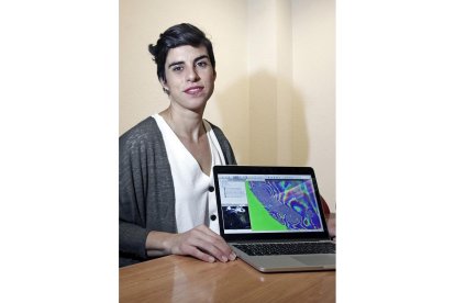 Candela Sancho García, experta en geofísica, creadora de una plataforma web .-MARIO TEJEDOR