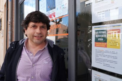 Aitor Ortega, uno de los miembros de la expedición que recauda fondos para viajar a la frontera con Ucrania. -ICAL