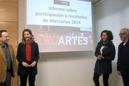 Cimarro, García, Cantalapiedra y Colomer, en la presentación de los resultados de Mercartes-Ical