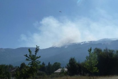 Flanco izquierdo del incendio-E. M.