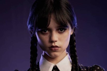 Jenna Ortega como 'Miércoles'. /NETFLIX