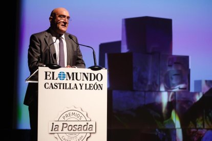 El alcalde de Valladolid, Jesús Julio Carnero, en los premios de la Posada de El Mundo de Castilla y León.- AYUNTAMIENTO VALLADOLID