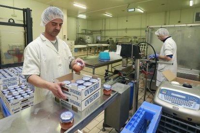 La produccción de la fábrica llega a Castilla y León y el País Vasco en menos de 24 horas.-RAÚL OCHOA