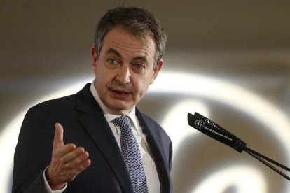 José Luis Rodríguez-Zapatero, expresidente del Gobierno, en una imagen del 2016.-JUAN CARLOS HIDALGO