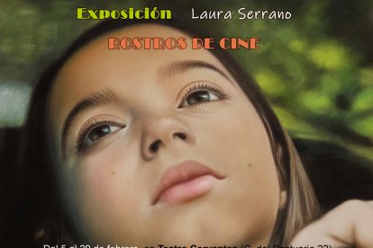 El cartel de la exposición 'Rostros de cine'