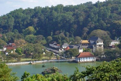 Un templo de Kandy, en Sri Lanka.-