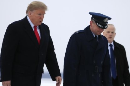 Donald Trump, el viernes.-