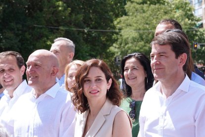 Isabel Díaz Ayuso visita Valladolid para respaldar la candidatura de Carnero a la Alcaldía.- ICAL