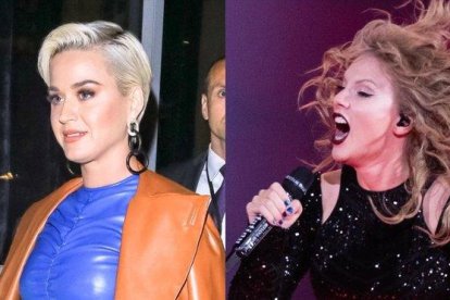 Katy Perry y Taylor Swift.-EFE