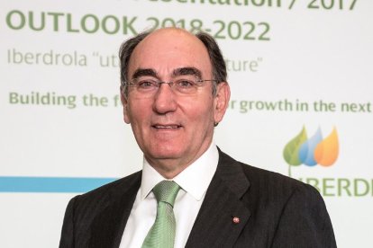 Ignacio Sánchez Galán, presidente de Iberdrola, durante la presentación de los resultados.-E. M.