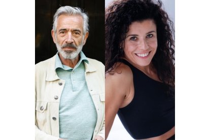 El actor Imanol Arias y la empresaria y profesora de yoga Nuria Gutiérrez de Cos. -E.M.