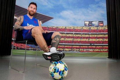 Leo Messi posa para Sport.-