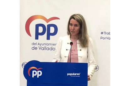 Irene Núñez, portavoz del PP en el Ayuntamiento de Valladolid.