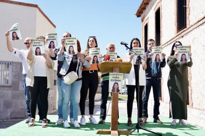 Concentración ciudadana en Traspinedo en recuerdo de Esther López.- ICAL