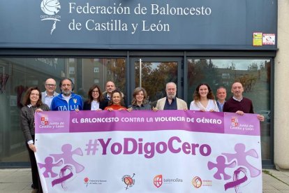 Presentación de la campaña en la sede de la FBCyL en Valladolid. / EL MUNDO