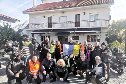 El grupo 'Canarias Ruta a Pingüinos' en una de las últimas ediciones de la concentración motera. -E.M.