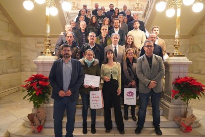 Entrega de premios de los concursos de Relatos Cortos Deportivos y Fotografía Deportiva. / MONTSE ÁLVAREZ