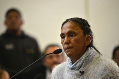 La diputada del Parlasur Milagro Sala durante una audiencia en Jujuy  Argentina.-EFE