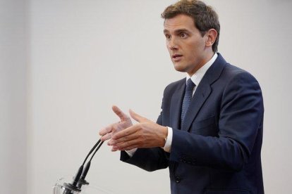 El líder de Ciudadanos, Albert Rivera.-JOSÉ LUIS ROCA