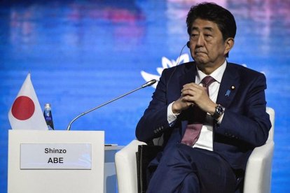 Fotografía de archivo de Shinzo Abe.-EFE / ALEXANDER NEMENOV