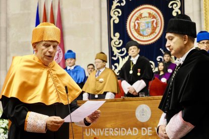 La Universidad de Valladolid (UVa) inviste como Doctor Honoris Causa a Josep Borrell, actual alto representante de la Unión Europea para Asuntos Exteriores y Política de Seguridad y vicepresidente de la Comisión Europea, Josep Borrel.-ICAL