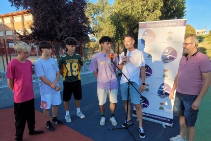 Inauguración de la pista de Parkour de Tordesillas. AYUNTAMIENTO DE TORDESILLAS