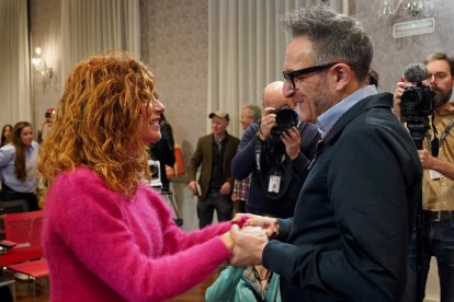 Lectura del palmarés de la 68 Semana Internacional de Cine de Valladolid. Laura Ferrés gana la Espiga de Oro con 'La imatge permanent', su debut en el largometraje. ICAL