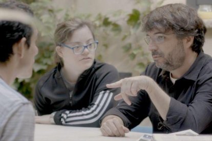 Jordi Évole junto a los protagonistas de Campeones en el primer programa de la nueva temporada de Salvados.-ATRESMEDIA TELEVISIÓN