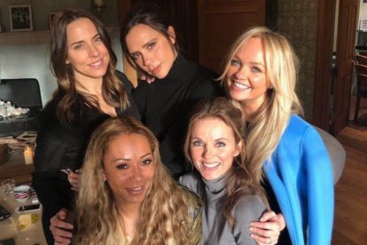 Reunión de las Spice Girls, en una foto del perfil de Instagram de Victoria Beckham.-INSTAGRAM