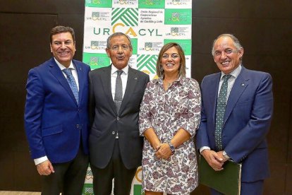 Carlos Fernández Carriedo, Gabriel Alonso, Milagros Marcos y Jerónimo Lozano.-ICAL