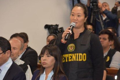 Keiko Fujimori es investigada por el presunto delito de lavado de activos por los aportes que recibió Fuerza Popular para financiar su campaña presidencial el 2011.-PODER JUDICIAL (PODER JUDICIAL)