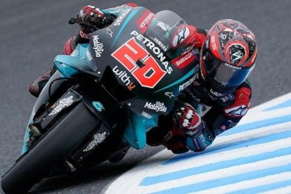 El joven francés Fabio Quartararo, de 20 años, ha demostrado hoy, en Japón, que puede ganar, por fin, en MotoGP.-ALEJANDRO CERESUELA