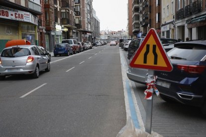 Tramo de la calle Panaderos donde arrancará la perforación del túnel. LOSTAU