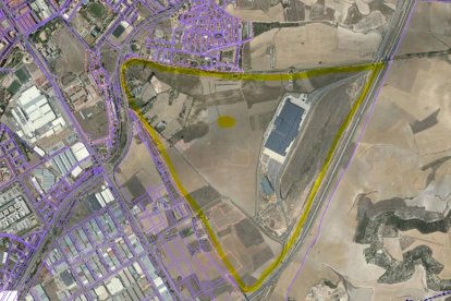 Croquis de la zona en la que están ublicados los 23 solares. - E.M.